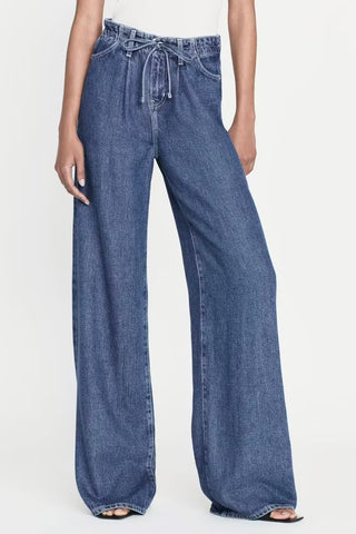 Frame Superdrape Drawstring Jeans - Premium clothing at Lonnys NY - Just $298! Shop Womens clothing now