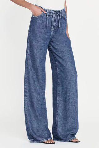 Frame Superdrape Drawstring Jeans - Premium clothing at Lonnys NY - Just $298! Shop Womens clothing now