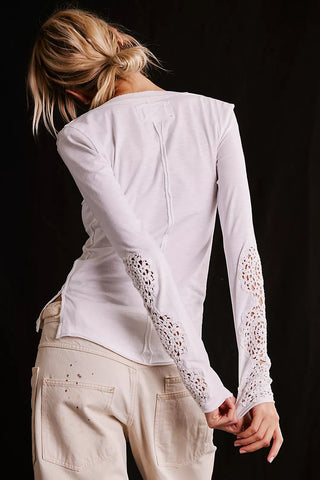 Free People Our Song Henley Top - Premium clothing at Lonnys NY - Just $78! Shop Womens clothing now