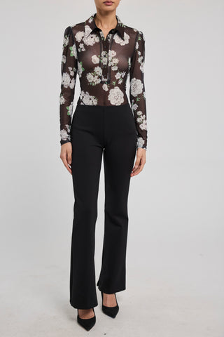 Generation Love Dominique Floral Mesh Top
