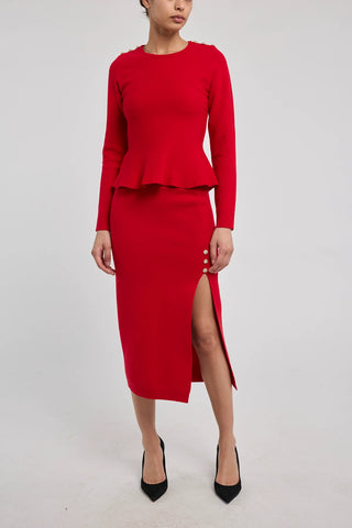 Generation Love Panache Peplum Sweater