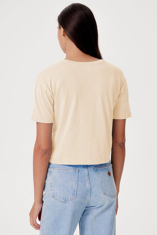Goldie Organic Cropped Girlfriend Tee - Premium clothing at Lonnys NY - Just $85! Shop Womens clothing now