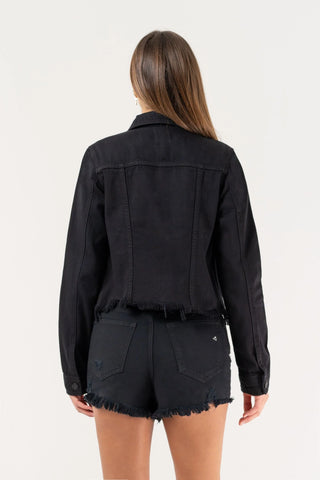 Hidden Rebel Frayed Bottom Jacket - Premium clothing at Lonnys NY - Just $101! Shop Womens clothing now
