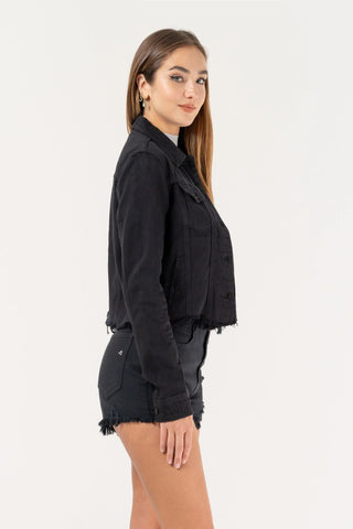 Hidden Rebel Frayed Bottom Jacket - Premium clothing at Lonnys NY - Just $101! Shop Womens clothing now
