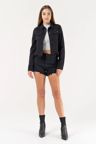 Hidden Rebel Frayed Bottom Jacket - Premium clothing at Lonnys NY - Just $101! Shop Womens clothing now