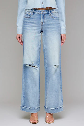 Hidden Nori Mid Rise Distressed Jeans - Premium clothing at Lonnys NY - Just $91! Shop Womens clothing now
