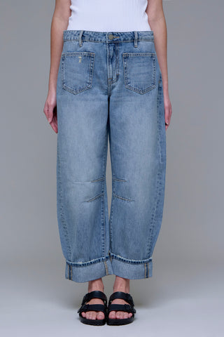 Hidden Sammie Barrel Cuffed Jeans - Premium clothing at Lonnys NY - Just $96! Shop Womens clothing now