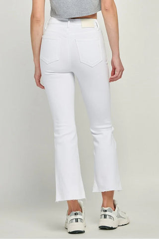 Hidden Happi Crop Flare Step Hem Jeans - Premium clothing at Lonnys NY - Just $91! Shop Womens clothing now