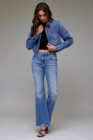 Hidden Grinded Happi Flare Jeans