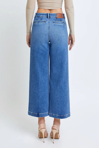 Hidden Jeans Nori Cropped Wide Leg Trouser - Premium clothing at Lonnys NY - Just $88! Shop Womens clothing now