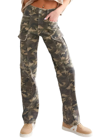 Hidden Tracey Camo Cargo Jeans - Premium clothing at Lonnys NY - Just $96! Shop Womens clothing now