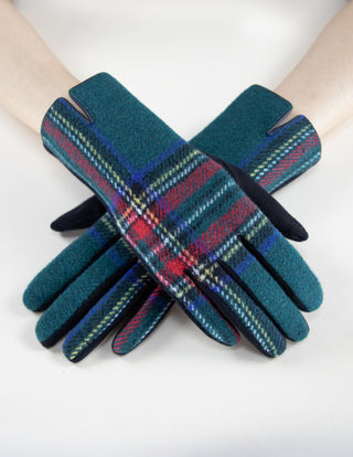 IScarf Plaidberry Gloves