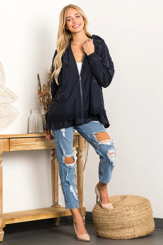 Joh Jadis Hooded Windbreaker