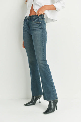 Just Black Scissor Cut Flare Jeans - Premium clothing at Lonnys NY - Just $90! Shop Womens clothing now