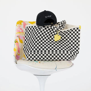 Kerri Rosenthal Heart in Check Tote