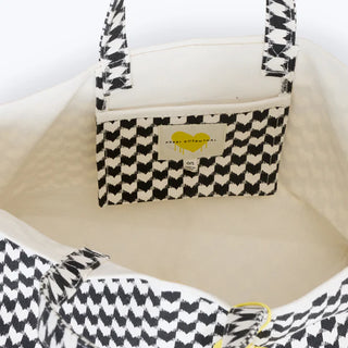 Kerri Rosenthal Heart in Check Tote