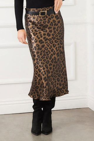 Karen Kane Leopard Skirt