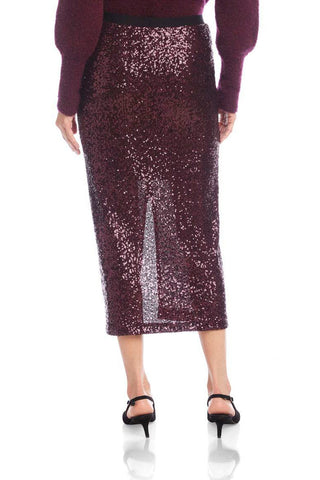 Karen Kane Sequin Midi Skirt