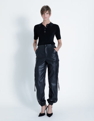 Karina Grimaldi Vegan Leather Pants