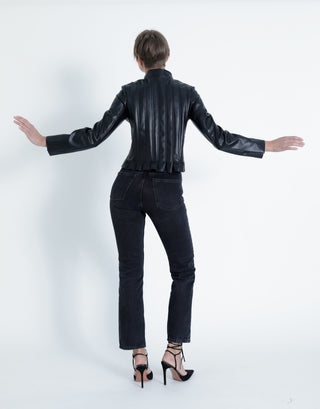Karina Grimaldi Scarlett Vegan Leather Jacket
