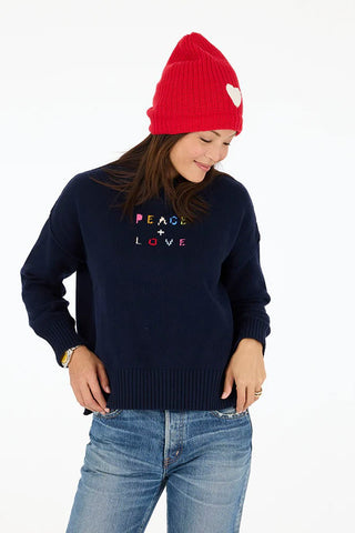 Kerri Rosenthal Boyfriend Peace & Love Sweater