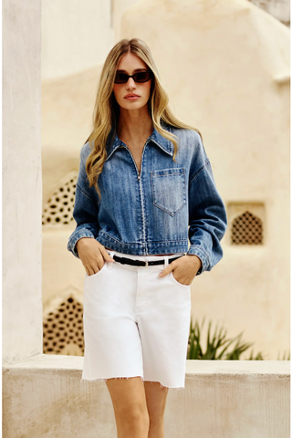 Kut Hailey High Rise Bermuda Shorts - Premium clothing at Lonnys NY - Just $89! Shop Womens clothing now