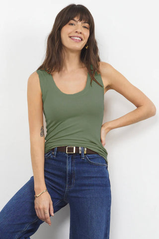LA Made New You Ribbed Tank Top
