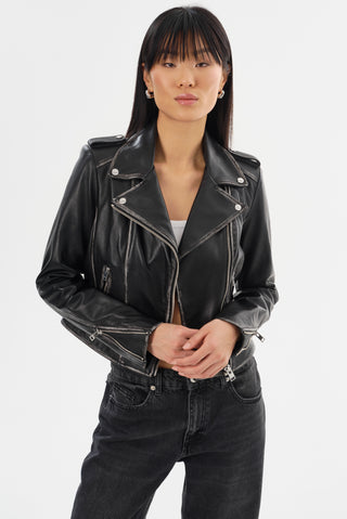Lamarque Holy Biker Jacket - Premium clothing at Lonnys NY - Just $675! Shop Womens clothing now