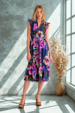 Lavender Brown Theodora Dress