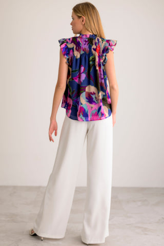 Lavender Brown Theodora Top