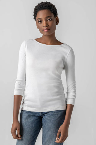 Lilla P 3/4 Sleeve Boatneck Top