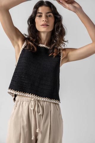 Lilla P Crochet Tank - Premium clothing at Lonnys NY - Just $216! Shop Womens clothing now