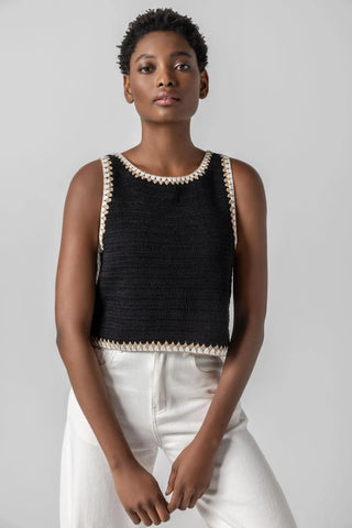 Lilla P Crochet Tank - Premium clothing at Lonnys NY - Just $216! Shop Womens clothing now
