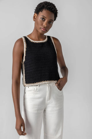 Lilla P Crochet Tank - Premium clothing at Lonnys NY - Just $216! Shop Womens clothing now