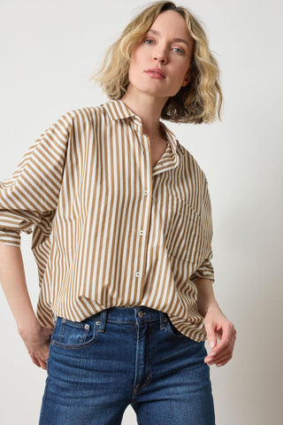 Lilla P Dolman Sleeve Button Down