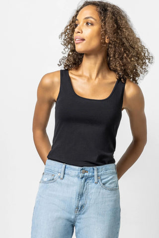 Lilla P Scoop Neck Tank - Premium tank top at Lonnys NY - Just $59! Shop Womens clothing now
