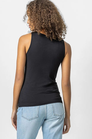 Lilla P Scoop Neck Tank - Premium tank top at Lonnys NY - Just $59! Shop Womens clothing now