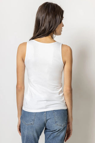 Lilla P Scoop Neck Tank - Premium tank top at Lonnys NY - Just $59! Shop Womens clothing now