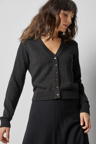 Lilla P Sparkle V Neck Cardigan