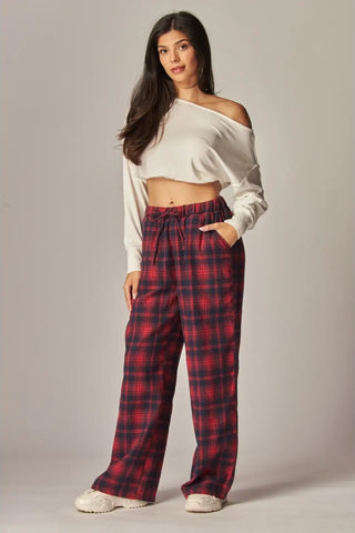Love Poem Plaid Pajama Pants - Premium clothing at Lonnys NY - Just $30! Shop Womens clothing now