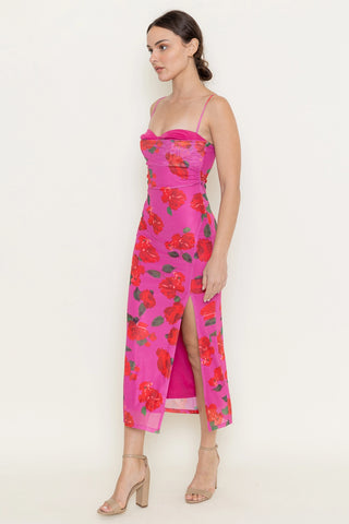 Love & Luxury Floral Midi Dress - Premium clothing at Lonnys NY - Just $88! Shop Womens clothing now