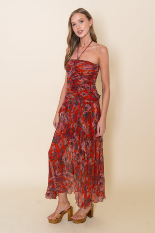 Love & Luxury Ruffled Maxi Dress