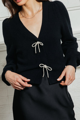 Love & Revenge Puff Sleeve Cardigan