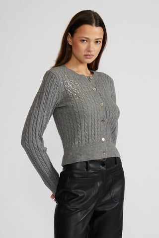 Lucy Paris Elton Crystal Cardigan