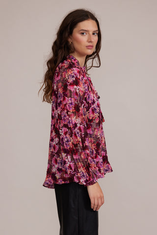 Lucy Paris Femine Floral Blouse - Premium clothing at Lonnys NY - Just $87! Shop Womens clothing now