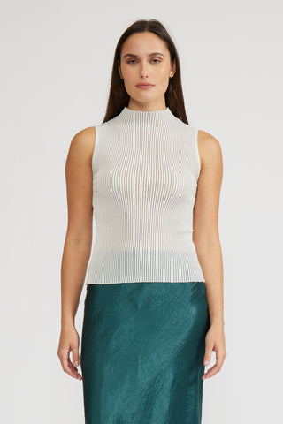 Lucy Paris Hilty Mockneck Tank