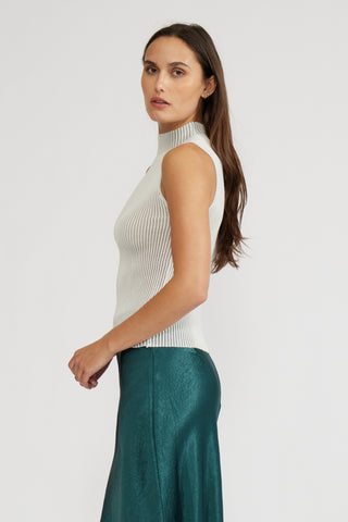 Lucy Paris Hilty Mockneck Tank