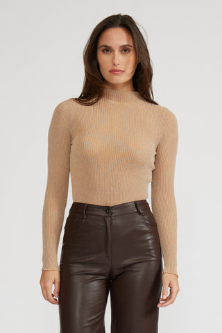 Lucy Paris Pacie Mockneck Shirt