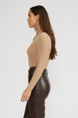 Lucy Paris Pacie Mockneck Shirt