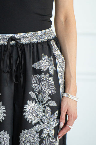 Madison Floral Print Wide Leg Pants - Premium clothing at Lonnys NY - Just $100! Shop Womens clothing now